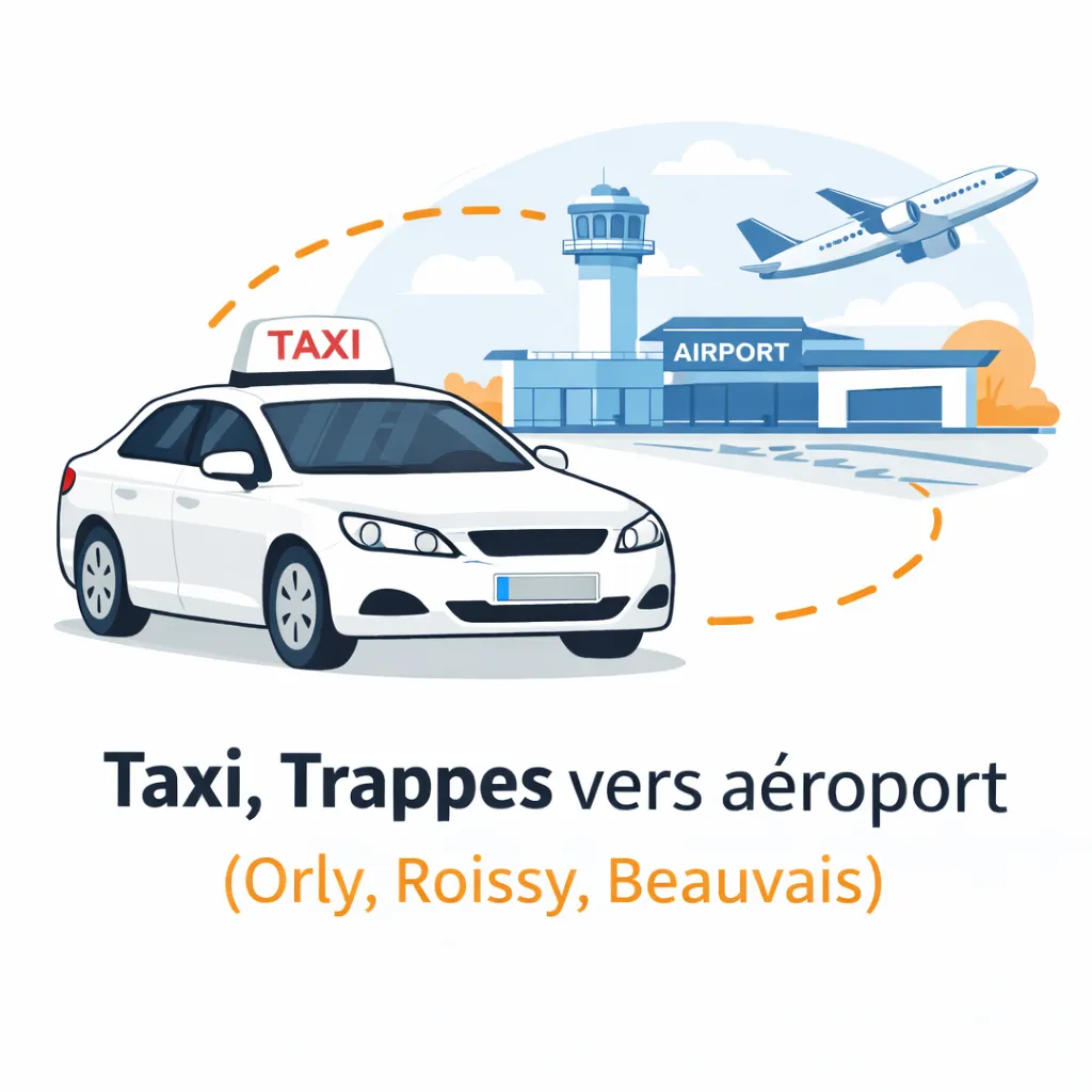 Taxi à Trappes vers les aéroports