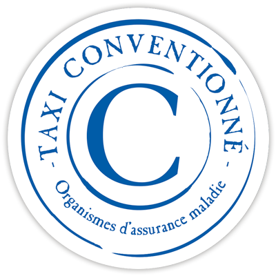 Logo officiel Taxi Conventionné CPAM agréé par l’Assurance Maladie pour le transport médical