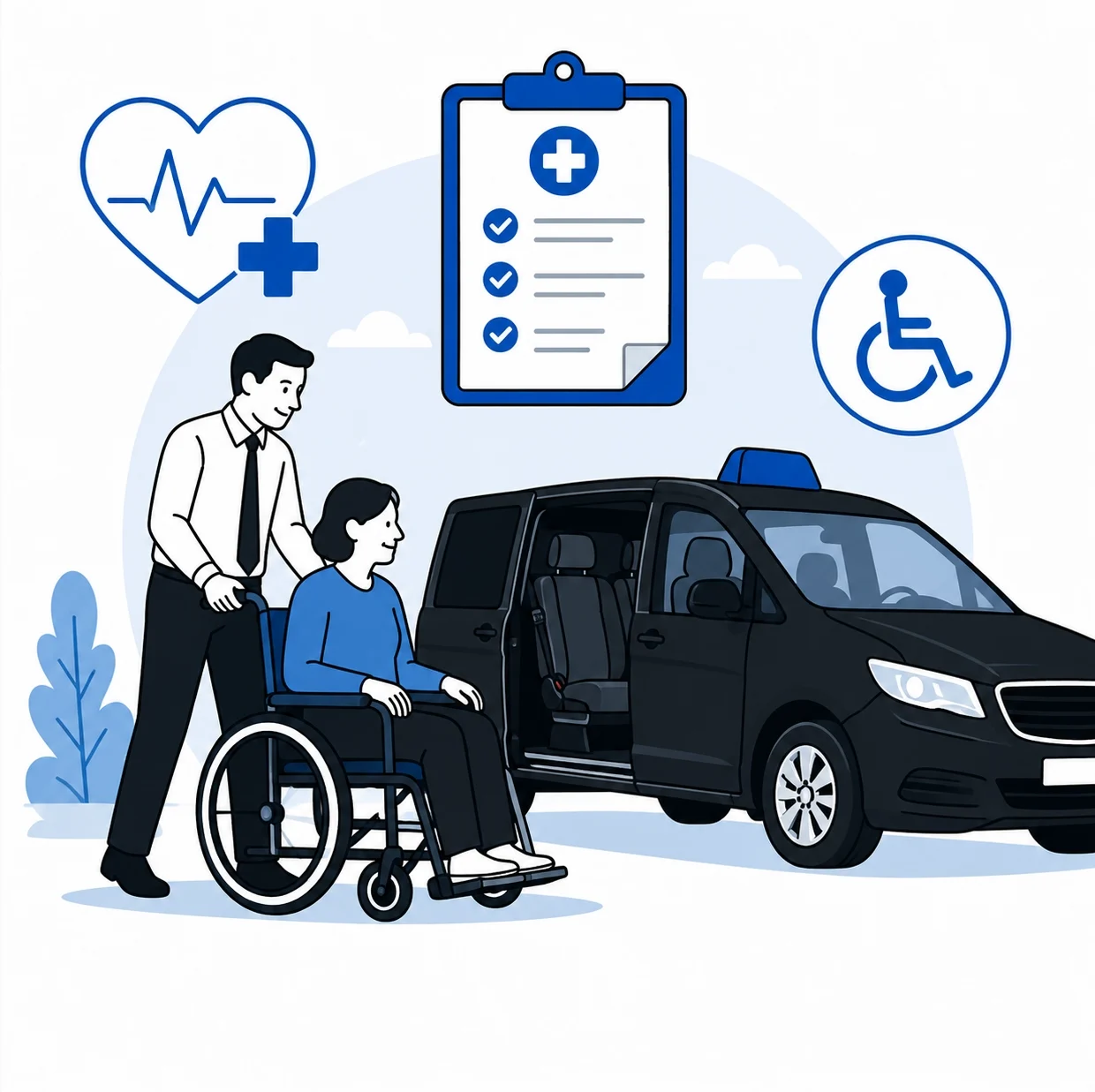 Taxi conventionné à Montigny-le-Bretonneux pour Transport Assis Professionnalisé TAP sur prescription médicale et rendez-vous de santé